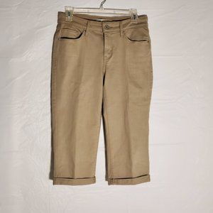 LEVIS 5 POCKET KHAKI JEAN CAPRIS